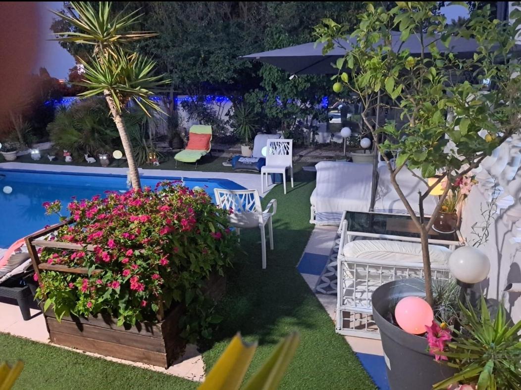 Suite-Junior -Villa Helene - Montpellier Sud - Aeroport- Piscine Privee-2Mn Des Plages Pérols Exteriör bild