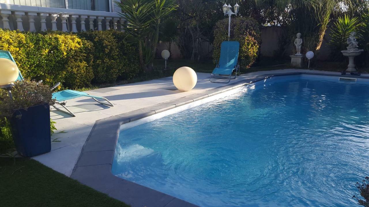 Suite-Junior -Villa Helene - Montpellier Sud - Aeroport- Piscine Privee-2Mn Des Plages Pérols Exteriör bild